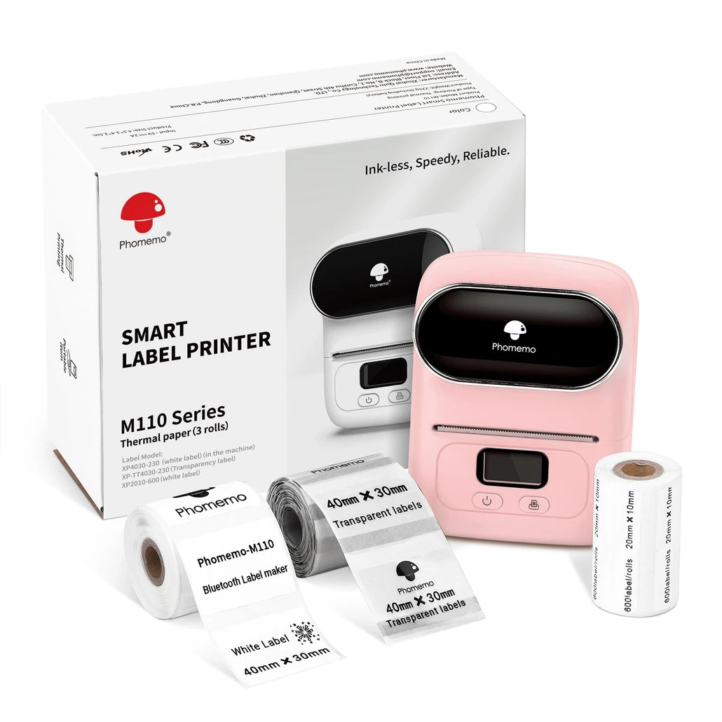 Mini Portable Label Printer For Daily Home Use With Mobile Connectivity -  Finicky Merch